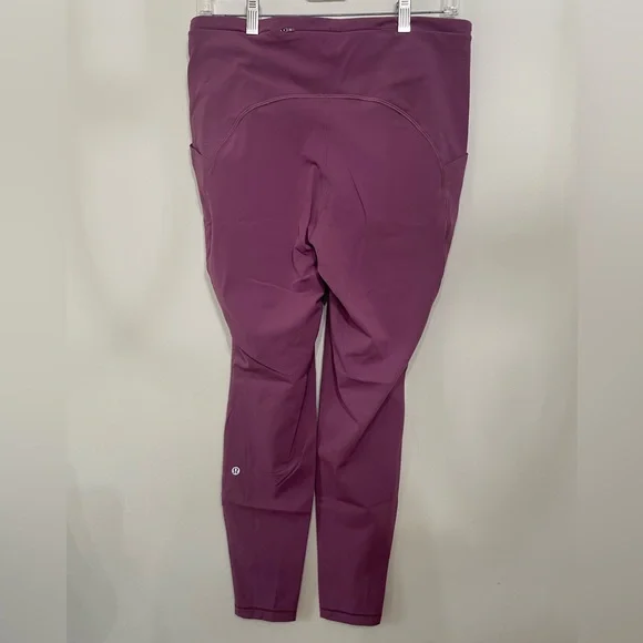 Lululemon Swift Speed High Rise Tight 28" Leggings Vintage Plum Mauve Womens 12 - Picture 4 of 11